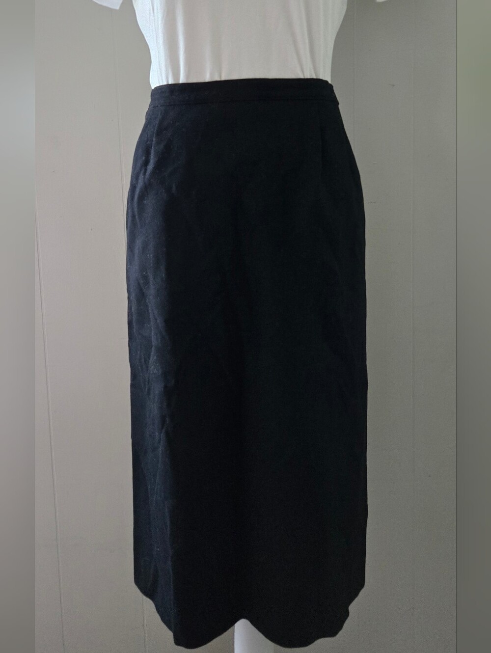 Pendleton Black Midi Skirt